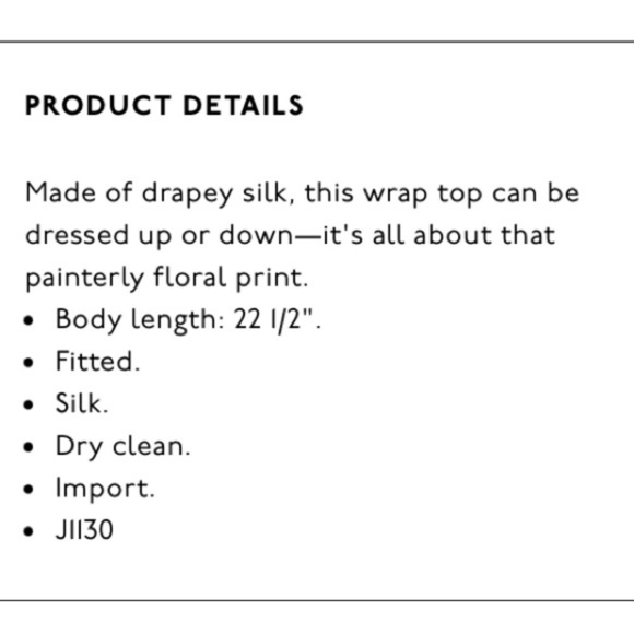 Madewell Silk Side-Tie Wrap Top - Picture 4 of 9